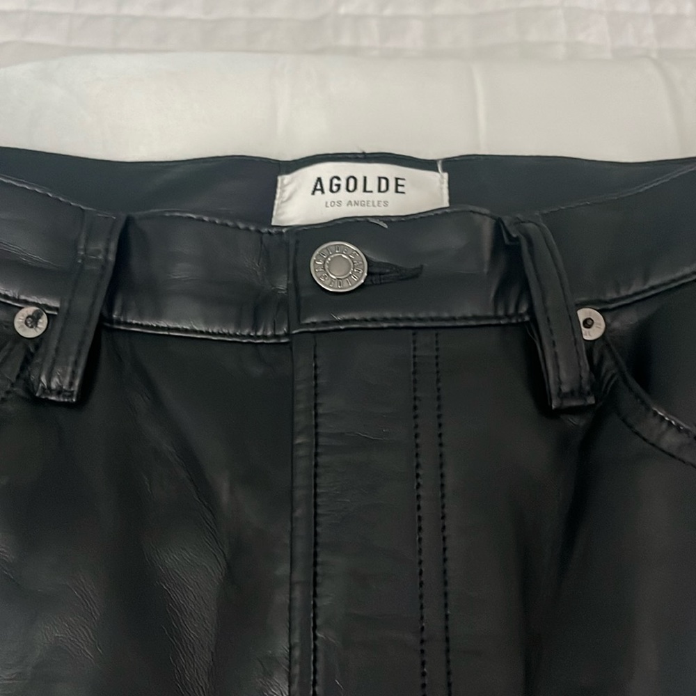 Women’s Agolde leather pants